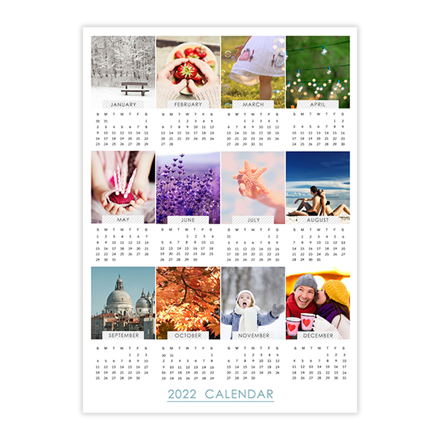 Calendar 2022 Poster Prints | Photobook Europe | Create Poster Prints